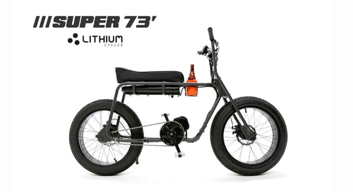 無骨なのにミニマルなファットタイヤ電動バイク「lithium cycles super